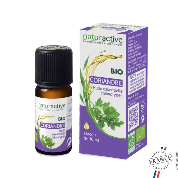 Huile Essentielle Coriandre Bio 10ml Naturactive