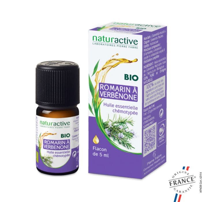 Huile Essentielle De Romarin A Verbenone Bio 5ml Naturactive