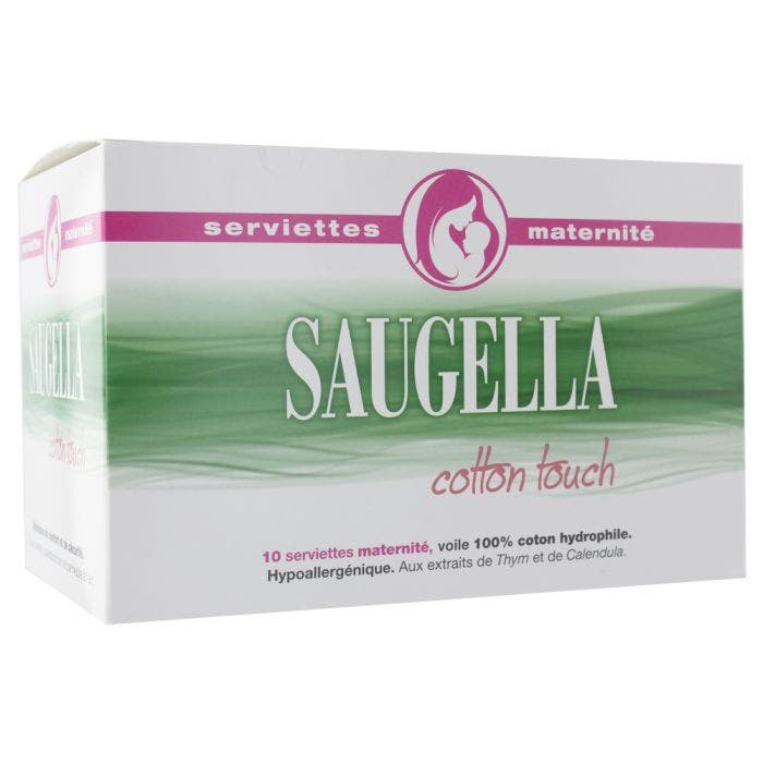 Cotton Touch Serviettes Maternite x10 CottonTouch Saugella