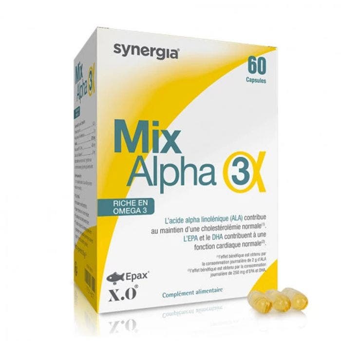 Mix Alpha Omega3 60 Capsules Synergia