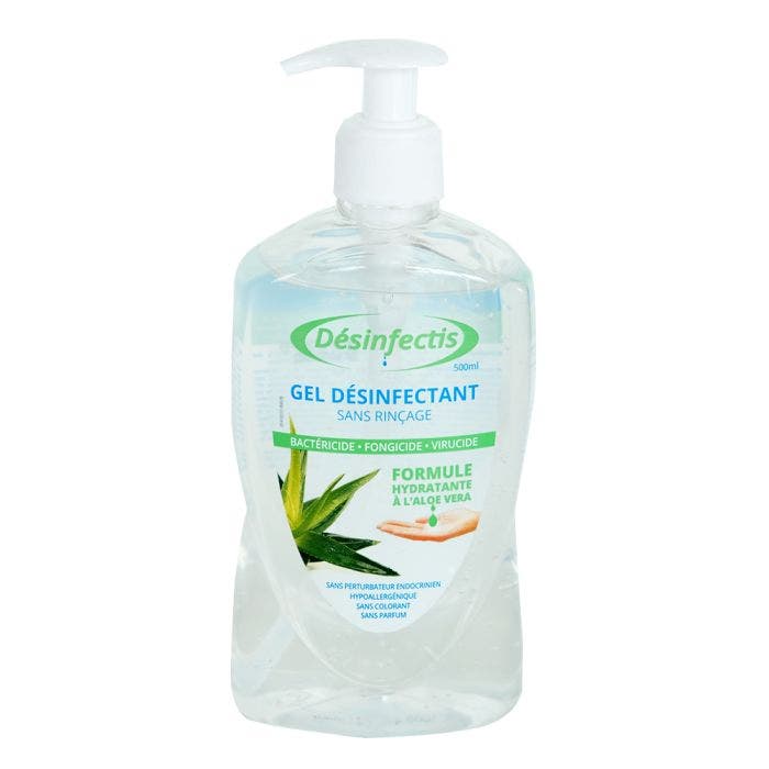 Gel Desinfectant Sans Rincage 500ml Desinfectis