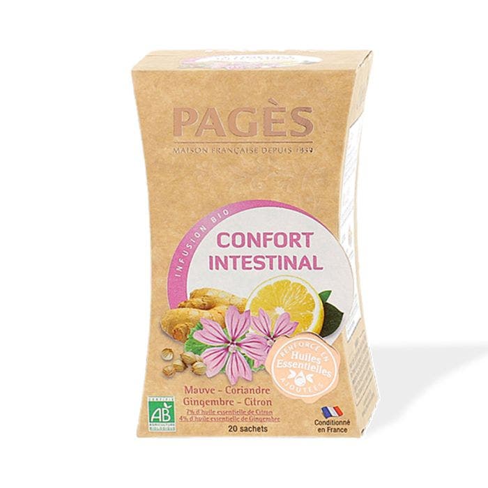 PAGES INFUSION CONFORT INTESTINAL BIO 20 SACHETS