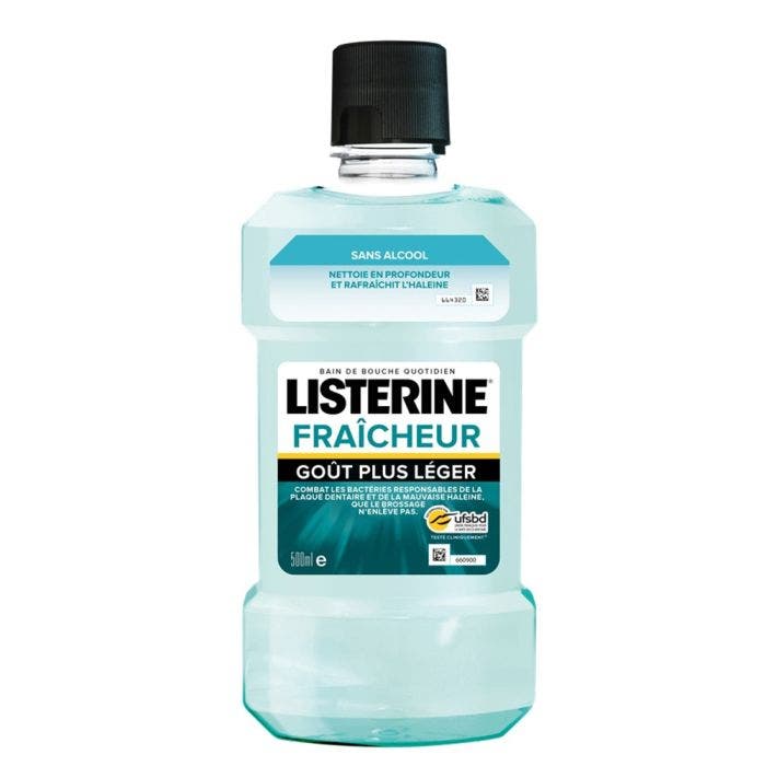 Zero Bain De Bouche Quotidien Menthe Douce 500ml Listerine