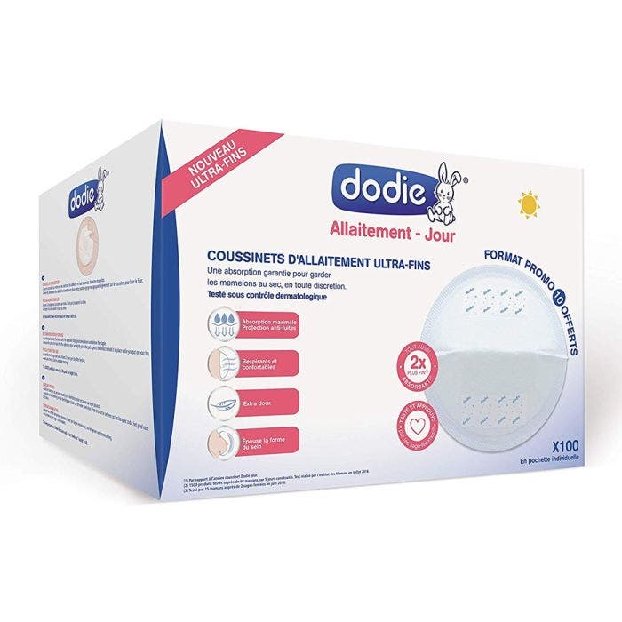 Coussinets D'allaitement Jour Individuels X100 Dodie