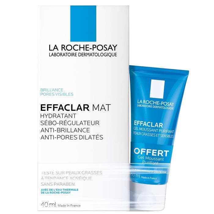 Hydratant + Gel Moussant Effaclar Mat 40ml Effaclar La Roche-Posay