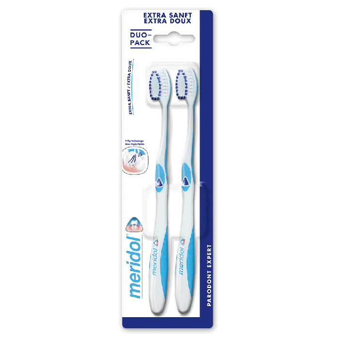 Brosses A Dents Extra Doux X2 Meridol