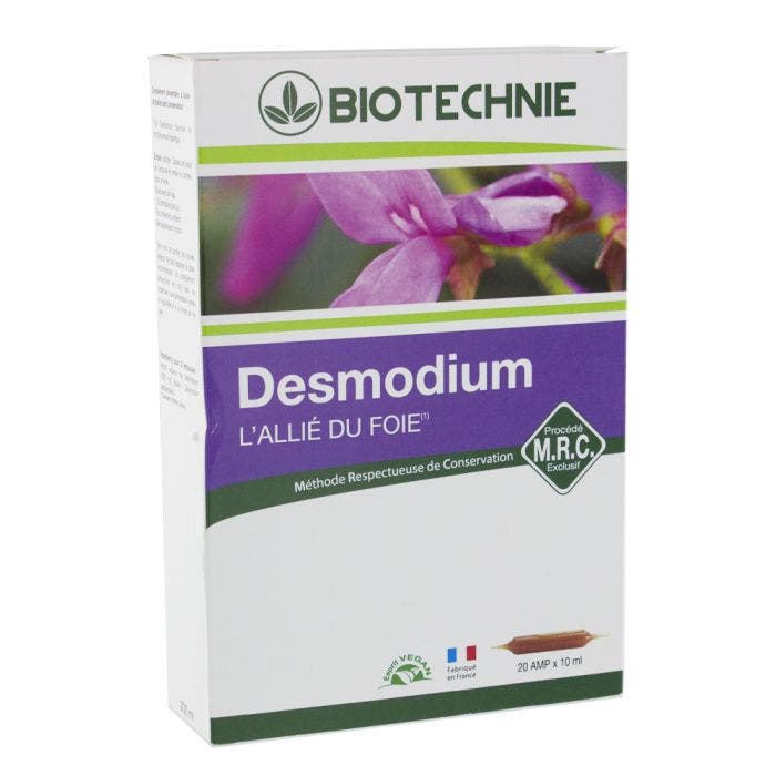 Desmodium 20 Ampoules Digestion Biotechnie