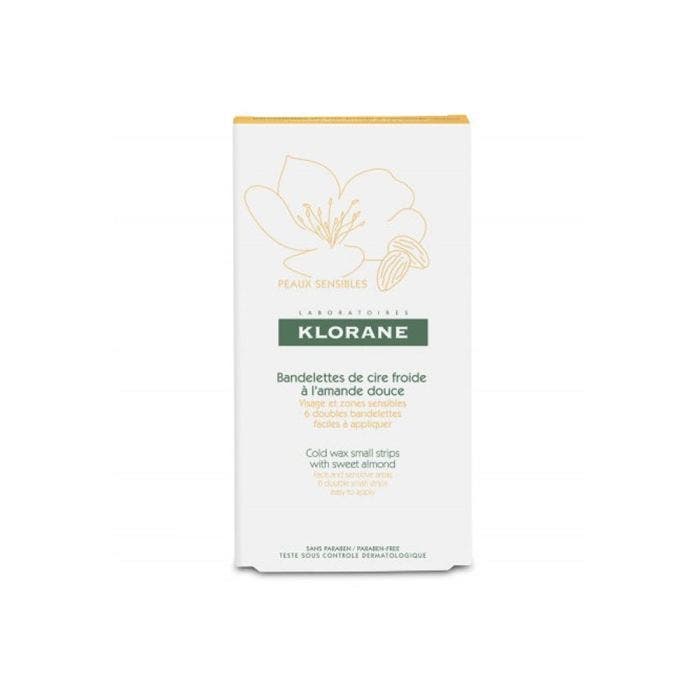 Bandelettes De Cire Froide x6 Amande Douce Klorane