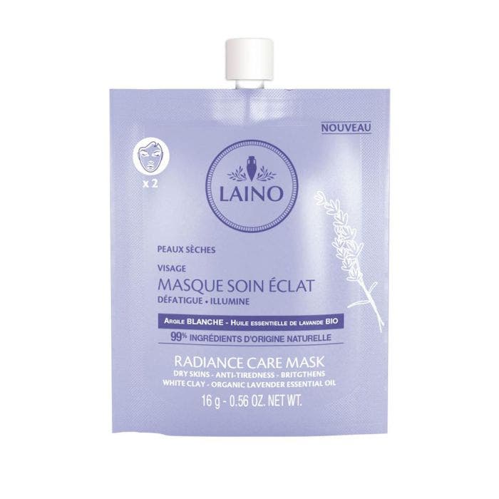 Masque Soin Eclat Blanche Peaux Seches Laino 16g Laino
