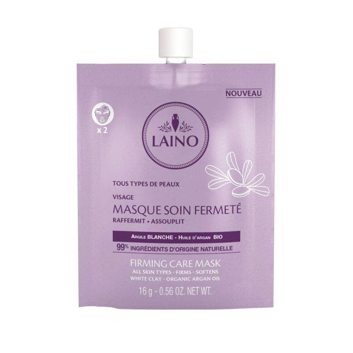 Masque Soin Fermete Blanche Tous Types De Peaux Laino 16g Laino