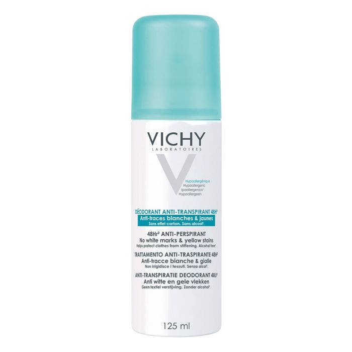 Anti Transpirant Anti Trace 125 ml Déodorant Spray Vichy