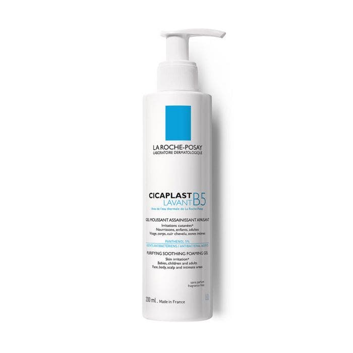 Gel Moussant Assainissant Apaisant Cicaplast Lavant B5 200ml Cicaplast La Roche-Posay