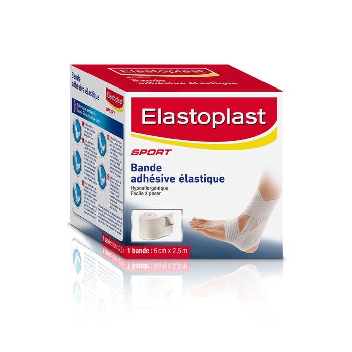 Bande Adhesive Elastique 6cm Sport Elastoplast