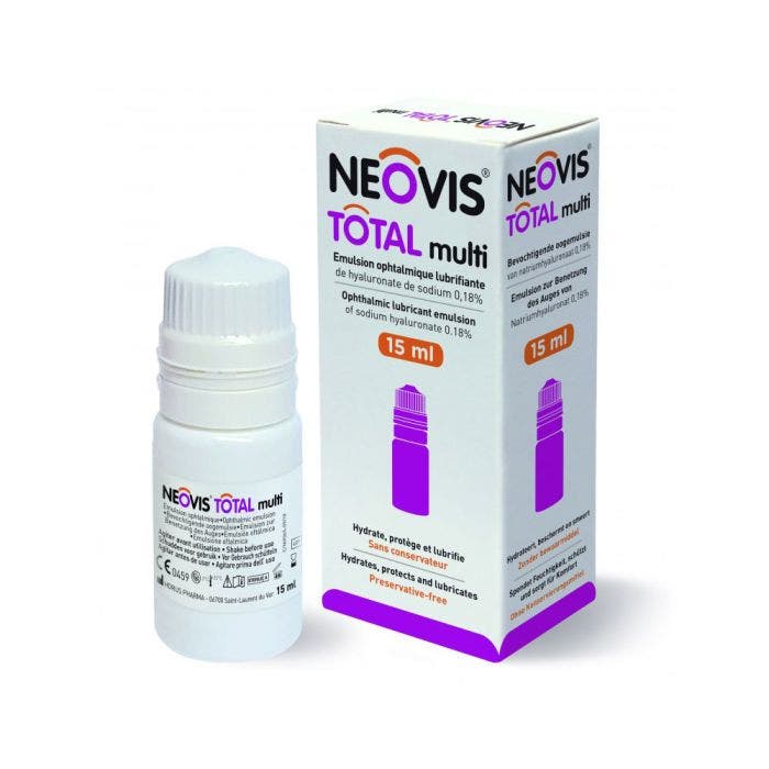 Emulsion Ophtalmique Lubrifiante Total Multi 15ml Neovis