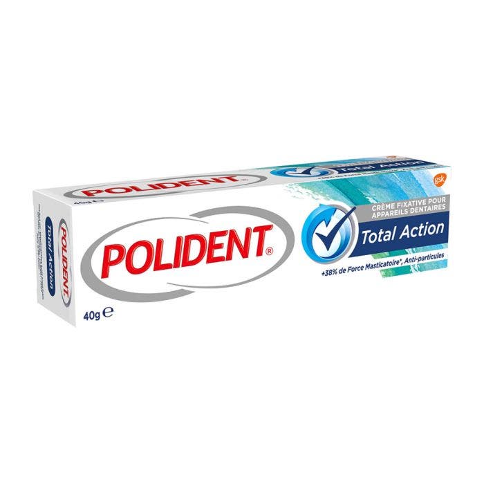 Creme Fixative Pour Appareils Dentaires Total Action 40g Polident — free download