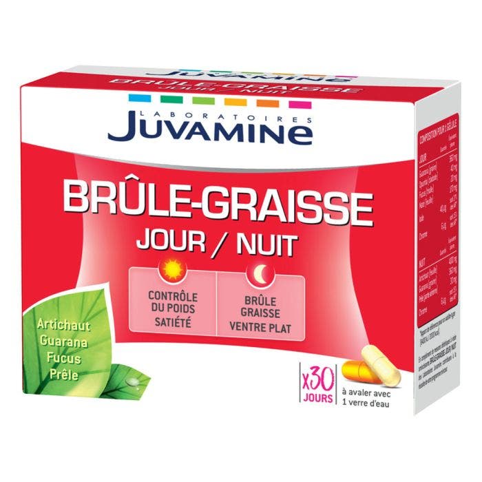 Brule-graisse Jour/nuit 60 Gelules Juvamine