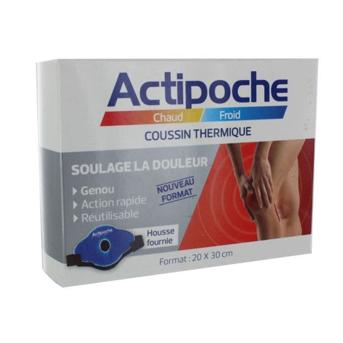 Coussin Thermique Genou 20x30cm Chaud Froid Actipoche