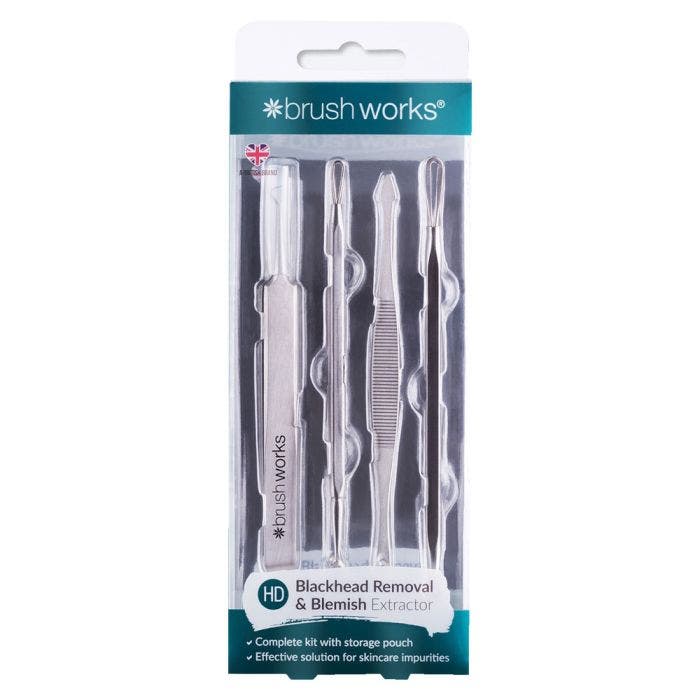 Set De Soin Pour La Peau Et Extracteur De Points Noirs Brushworks