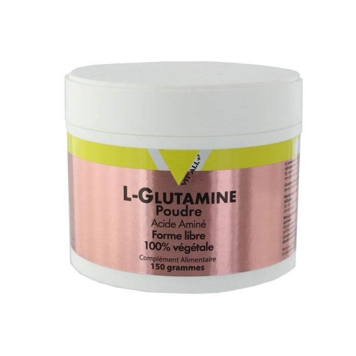 L-glutamine Poudre Acide Amine 100% Vegetale 150g 150g Vit'All+