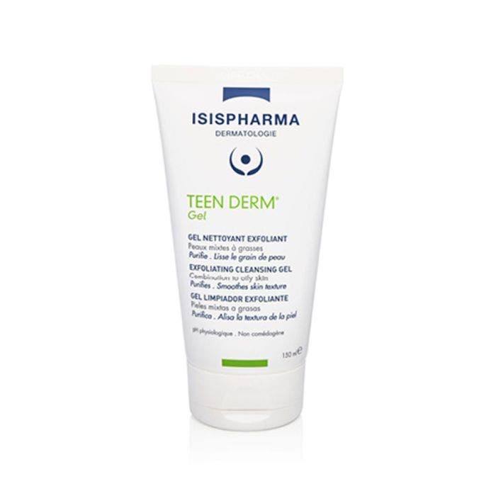 Gel Nettoyant Exfoliant Gel Peaux Mixtes A Grasses 150ml Teen Derm Isispharma