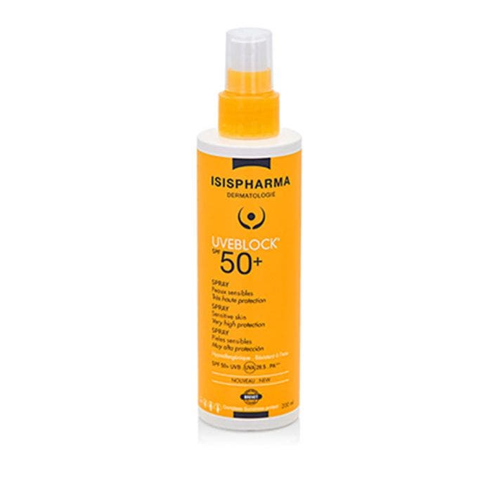 Spray Solaire Tres Haute Protection Spf50+ 200ml Uveblock Isispharma