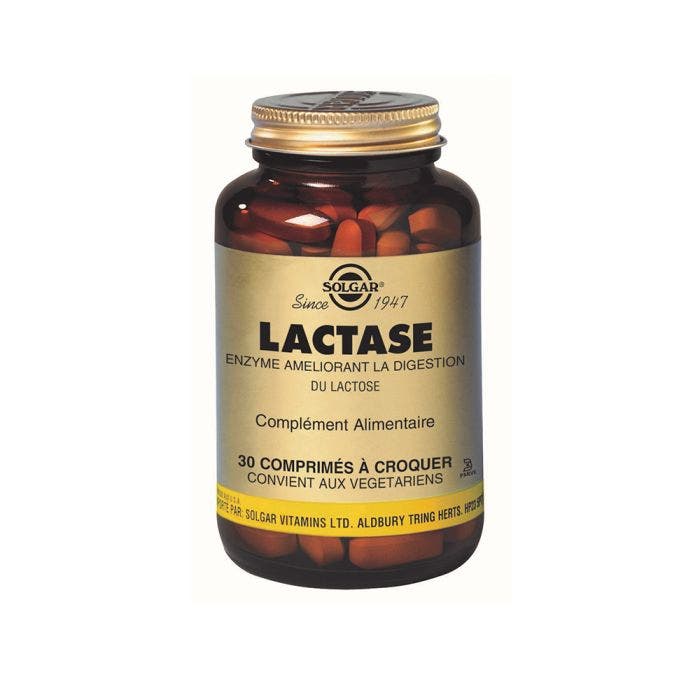 Lactase 3500 30 Comprimes A Croquer Solgar