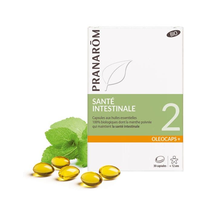 N°2 Sante Intestinale Bio 30 Capsules Oleocaps+ Oléocaps Pranarôm