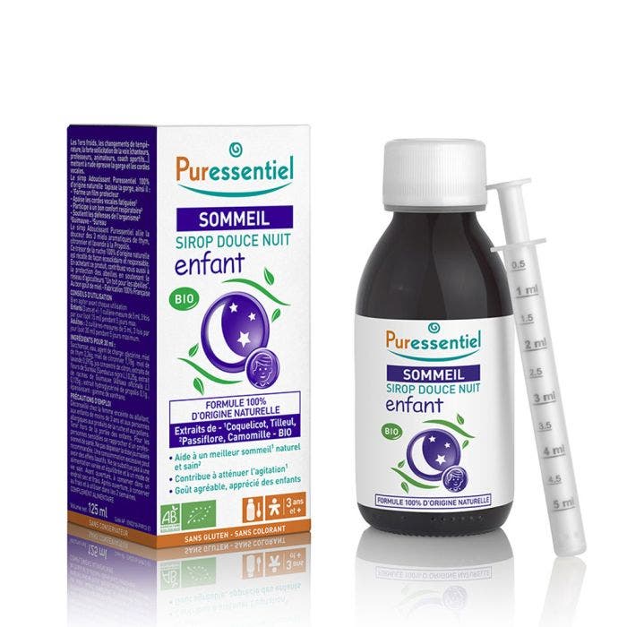 Sirop Enfant Douce Nuit Bio Sommeil Detente 125ml Sommeil - Détente Puressentiel