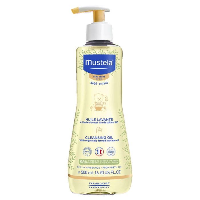 Huile Lavante Peaux Seches 500ml Mustela