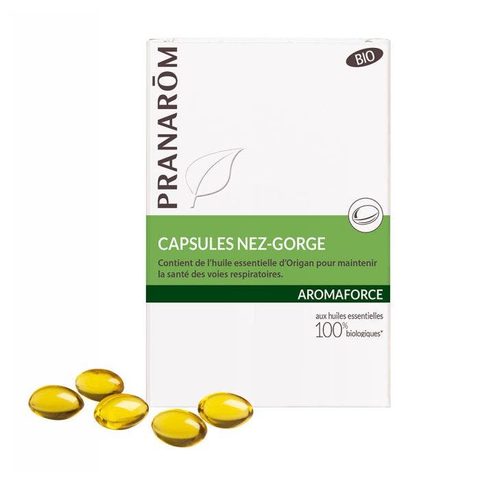 Nez-gorge 30 Capsules Aromaforce Aromaforce Pranarôm
