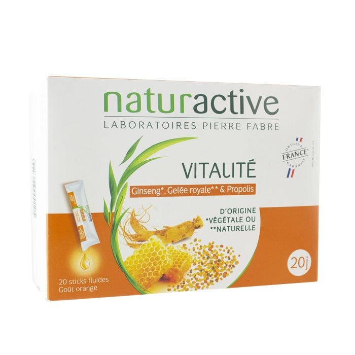 Vitalite 20 Sticks Gamme Fluide Naturactive