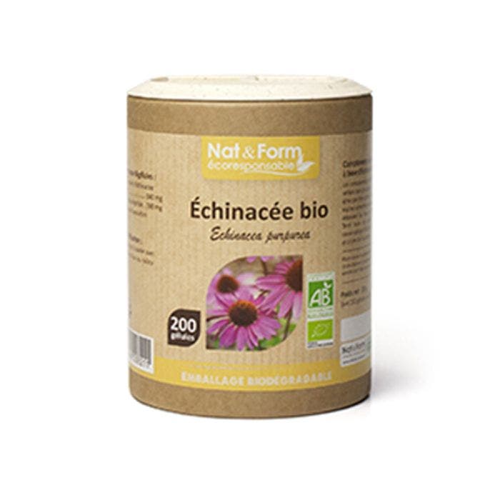 Echinacee Bio 200 Gelules Vegetales Nat&form Nat&Form