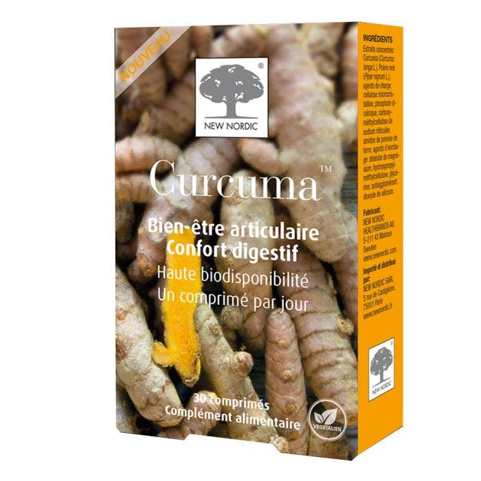 Curcuma 30 Comprimes New Nordic