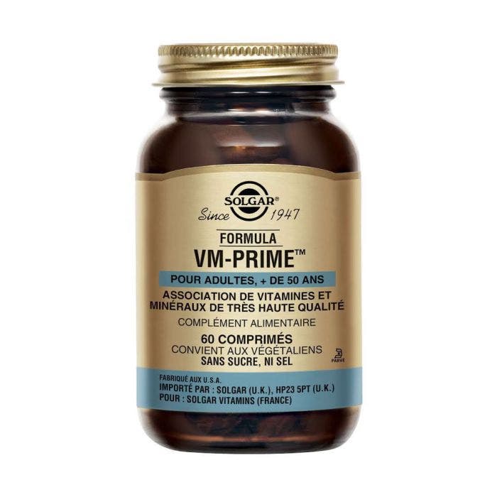 Formula Vm-prime Des 50 Ans 60 Comprimes Solgar