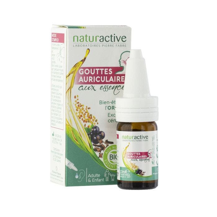 Gouttes Auriculaires Aux Essences 10ml Naturactive
