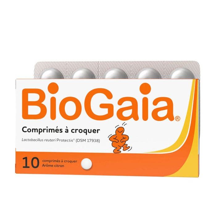 COMPRIMES A CROQUER X10 AROME CITRON BIOGAIA
