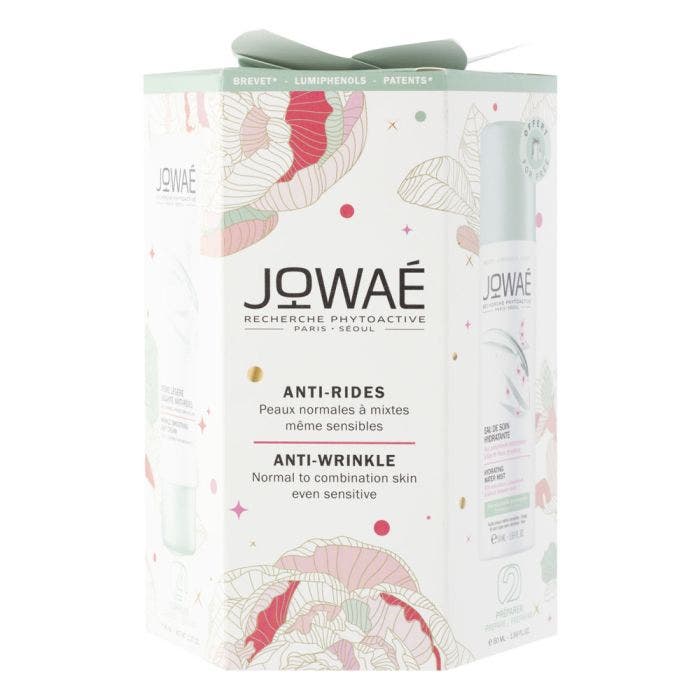 Coffret Crème Légère Lissante Anti-Rides + Sérum Yeux Tous Types de Peaux Jowae