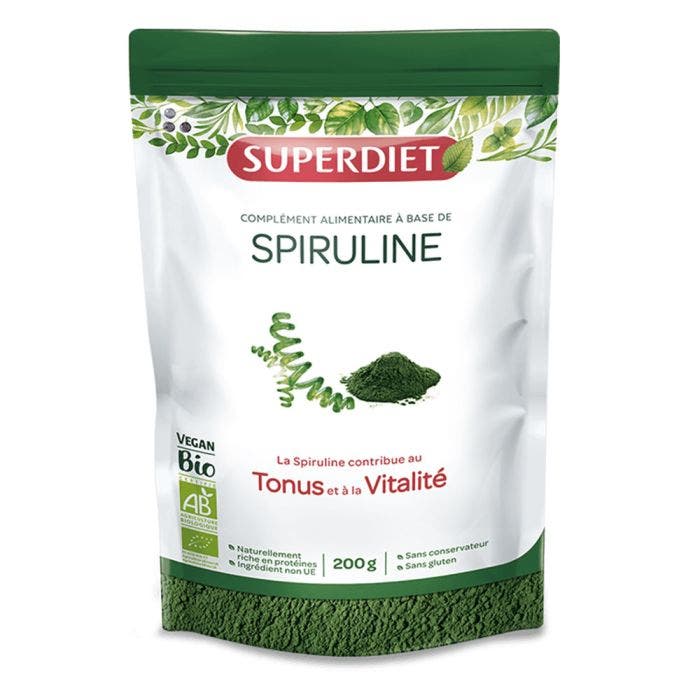 Spiruline Bio 200g Superdiet
