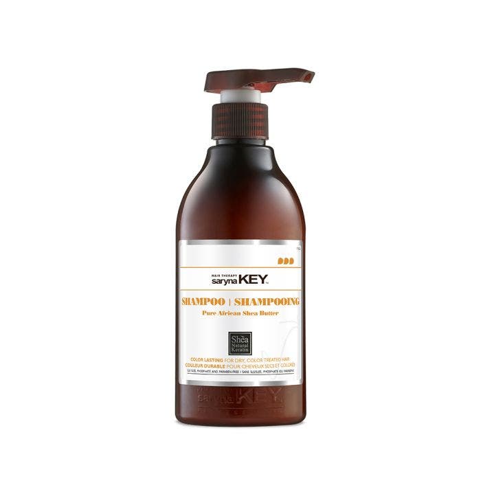 Shampooing Beurre De Karite Pur D'afrique 300ml Color Lasting Saryna Key