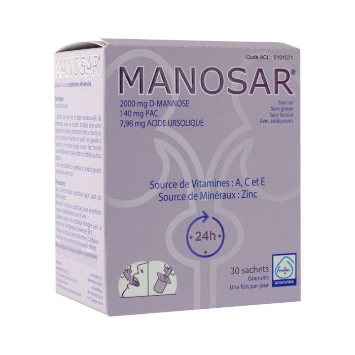 MANOSAR 30 SACHETS ARAFARMA