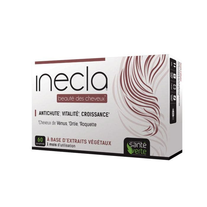 Beaute Des Cheveux 60 Comprimes Inecla Sante Verte