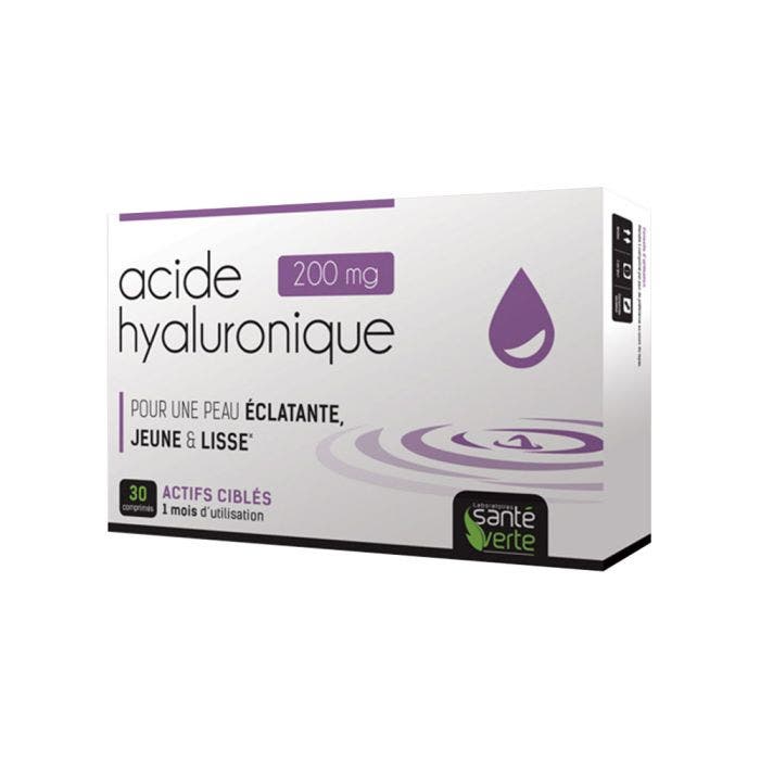 Acide Hyaluronique 30 Comprimes Sante Verte