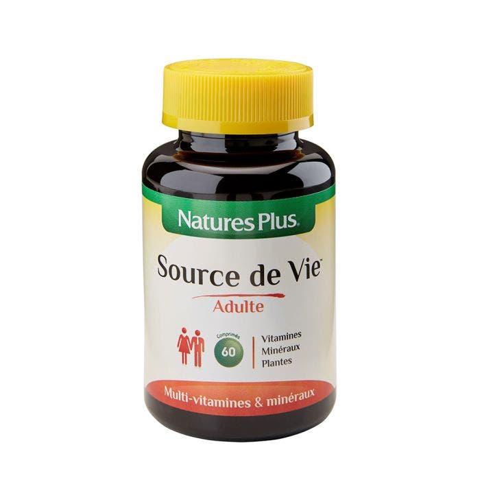 SOURCE DE VIE ADULTE 60 comprimés Nature'S Plus