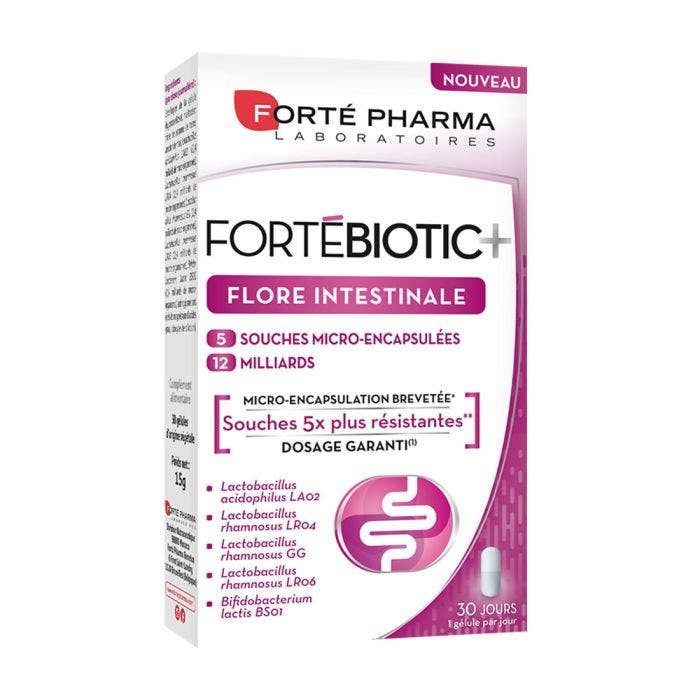 Flore Intestinale 30 gélules Forté Biotic Forté Pharma
