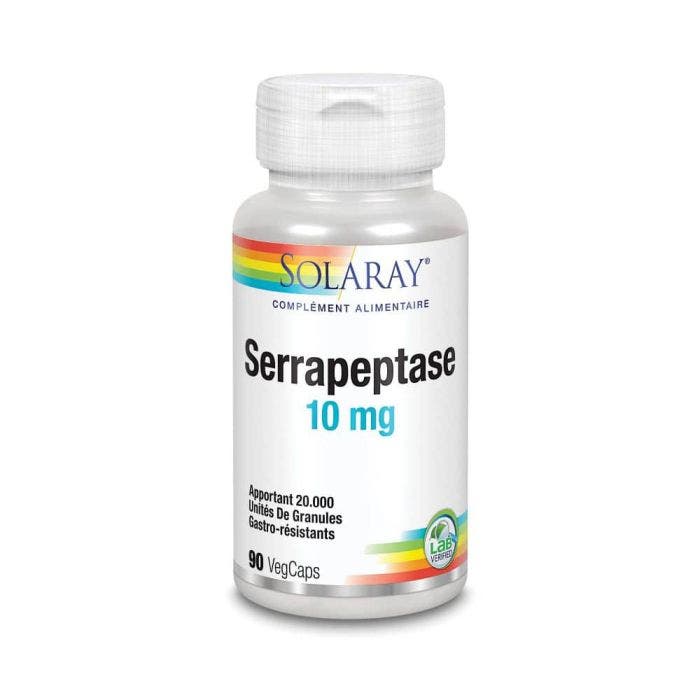 Serrapeptase 90 Capsules Vegetales Solaray