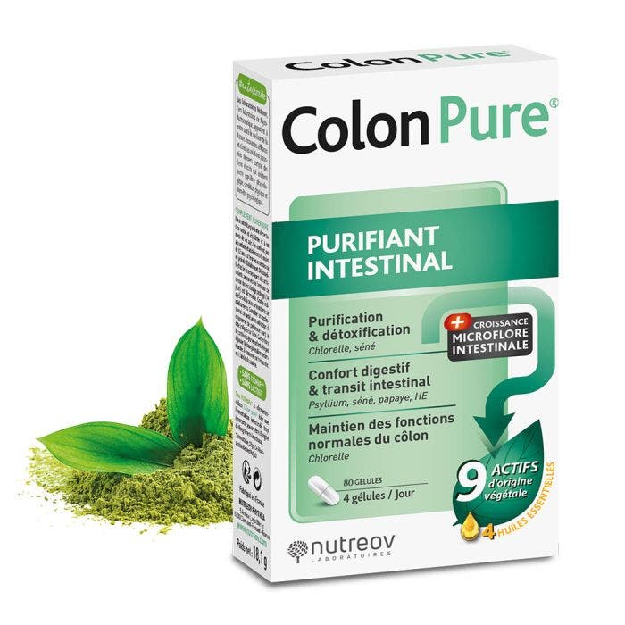 Colon Pure 80 Gelules Purifiant Intestinal Phytea