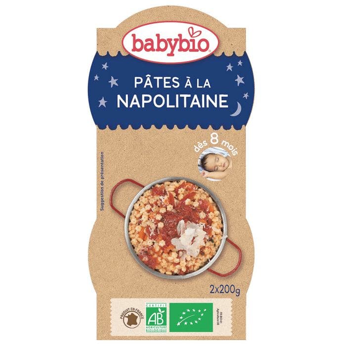 Bol Repas Bonne Nuit Bio Des 8 Mois 2x200g Babybio