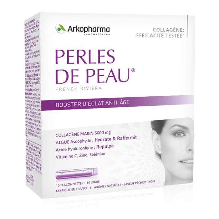 Radiance 10 Flaconnettes Perles De Peau Arkopharma