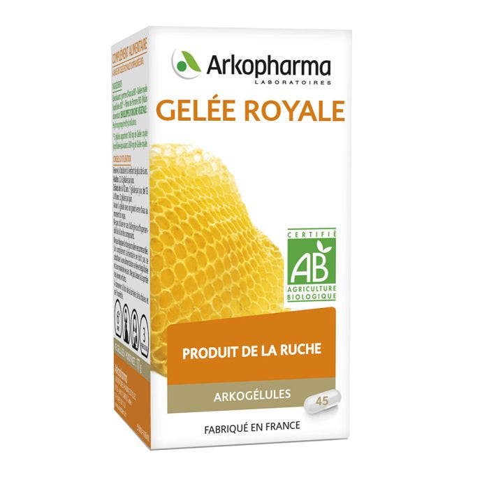 Gelee Royale Bio 45 Gelules Arkogélules Arkopharma