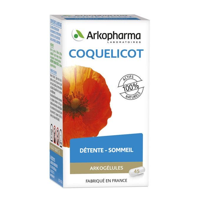 Coquelicot 45 Gelules Arkogélules Arkopharma